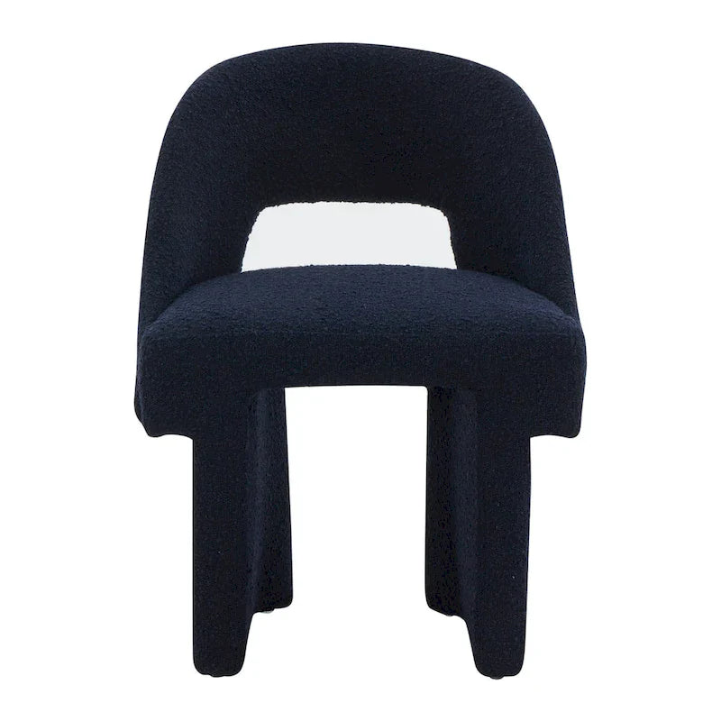 Modern Elegant Boucle Upholstered Accent Chair with MDF Wood Frame for Home Office, Living Room, and Bedroom 8