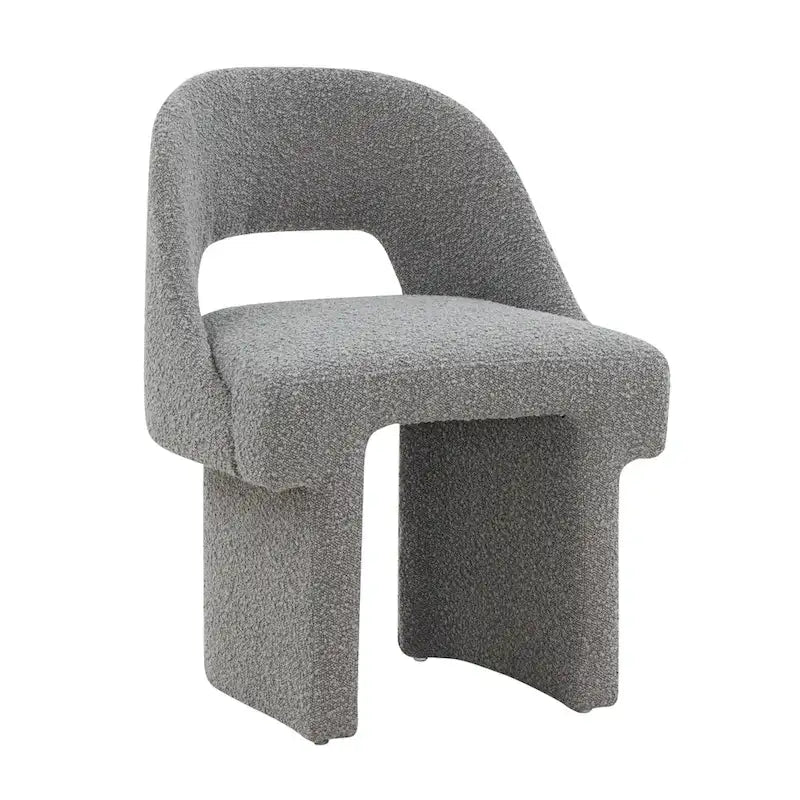 Modern Elegant Boucle Upholstered Accent Chair with MDF Wood Frame for Home Office, Living Room, and Bedroom 11