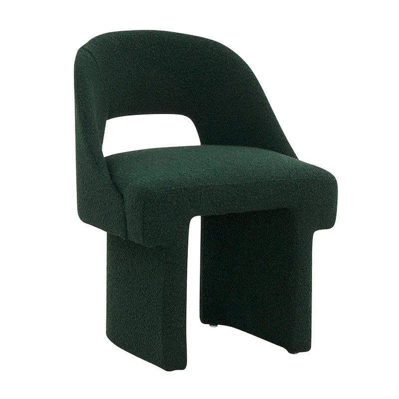 Modern Elegant Boucle Upholstered Accent Chair with MDF Wood Frame for Home Office, Living Room, and Bedroom 21