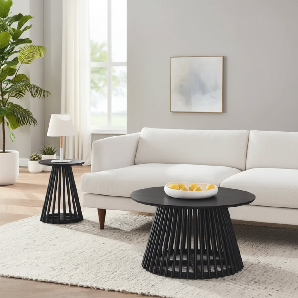 Solid Wood Living Room Coffee Table 4