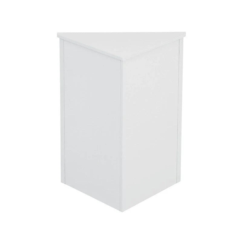 Freestanding Corner Triangle Bathroom Storage Cabinet with Adjustable Shelves - Versatile Accent Cabinet for Living Room 17