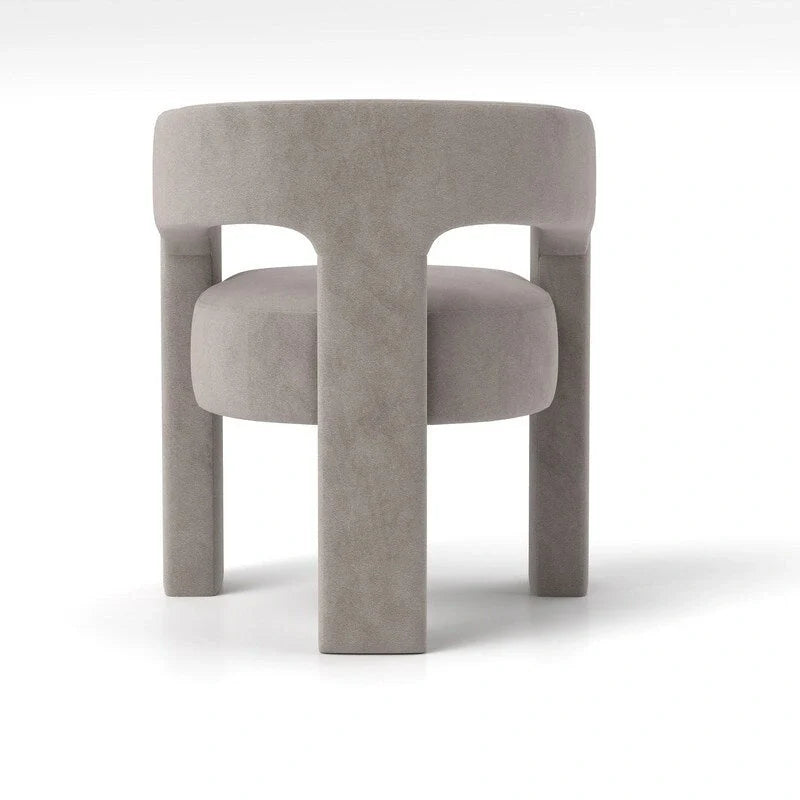 SEYNAR Contemporary Glam Velvet Dining Chair with Open-Back Design 28
