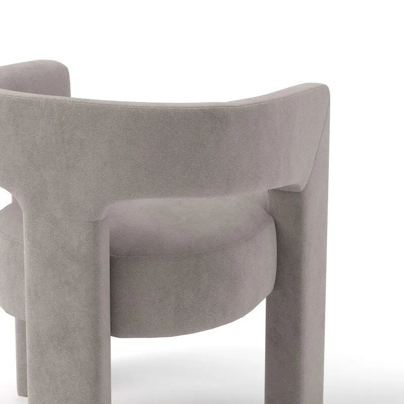 SEYNAR Contemporary Glam Velvet Dining Chair with Open-Back Design 29