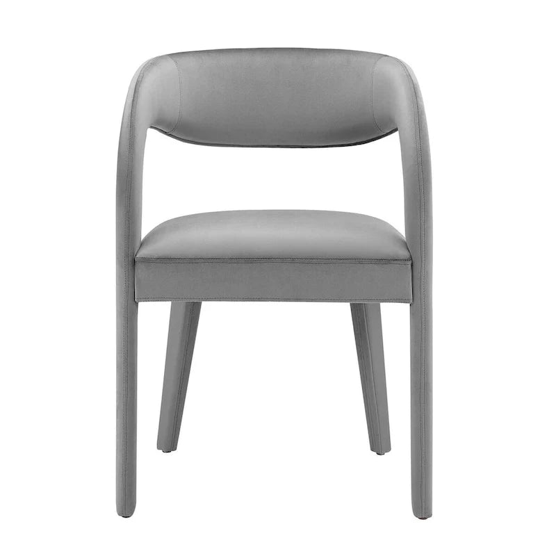 Set of Two Pinnacle Performance Velvet Dining Chairs 25