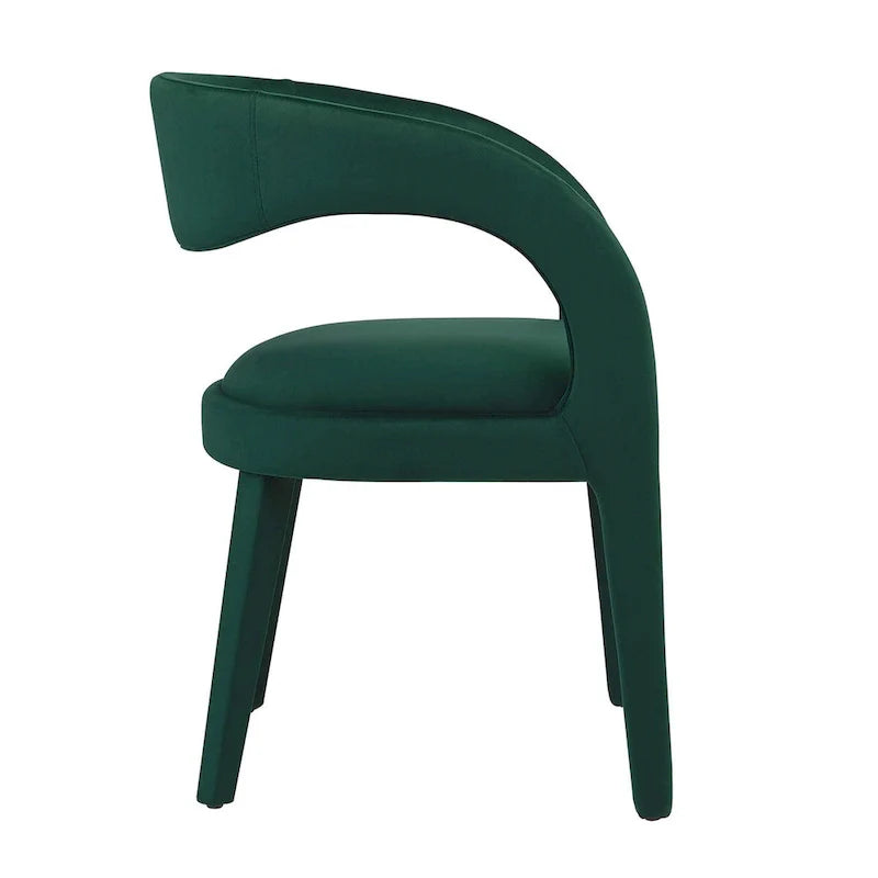 Set of Two Pinnacle Performance Velvet Dining Chairs 33