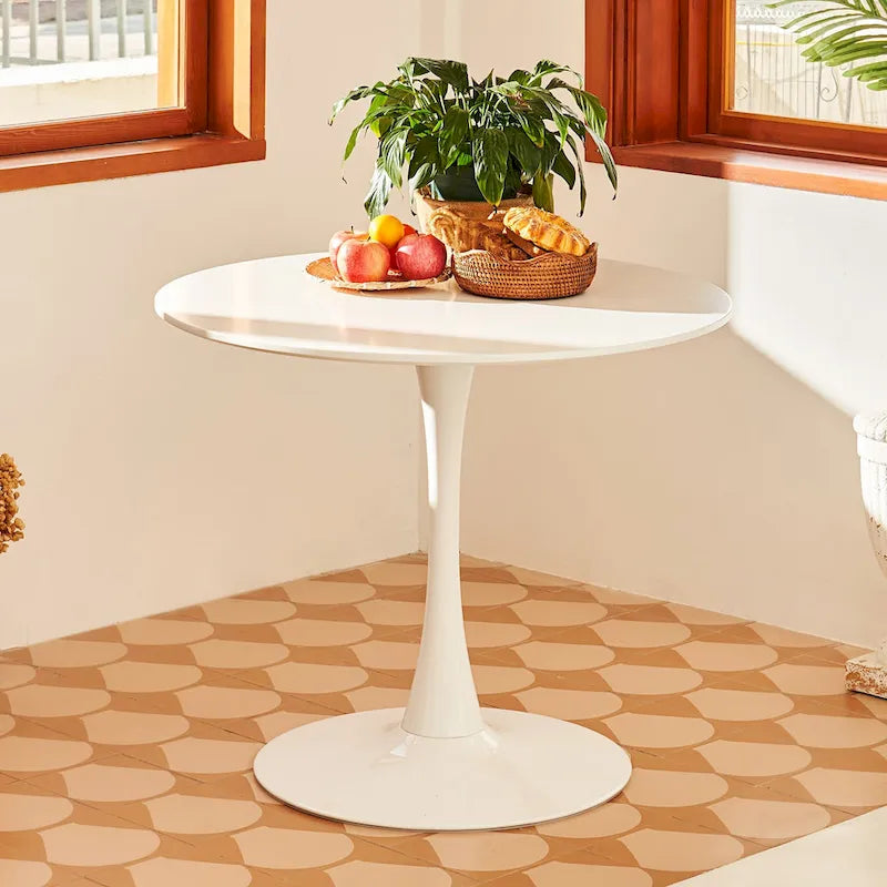 Round Tulip Dining Table in Mid-Century Modern Style 10