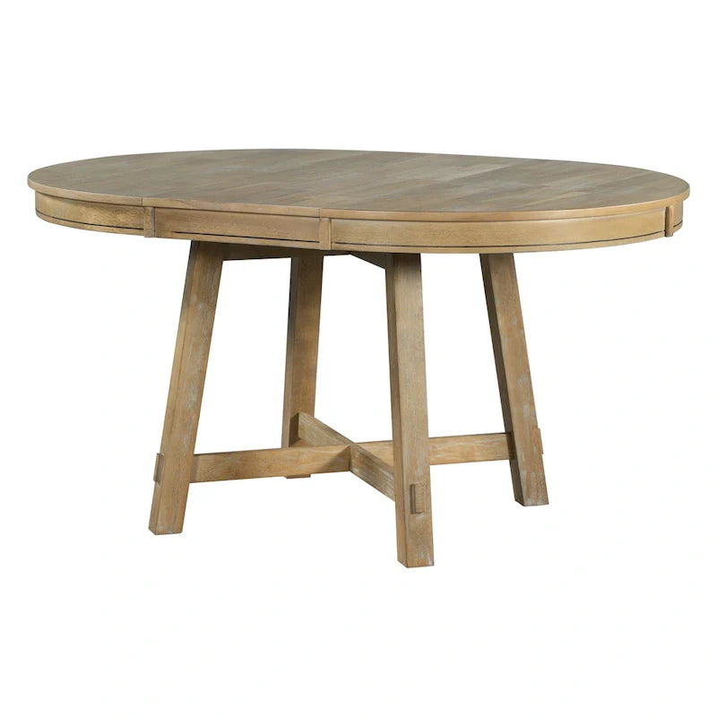 5-Piece Round Extendable Dining Set with Chairs 10
