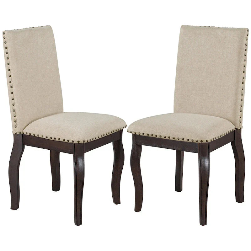 5-Piece Round Extendable Dining Set with Chairs 30