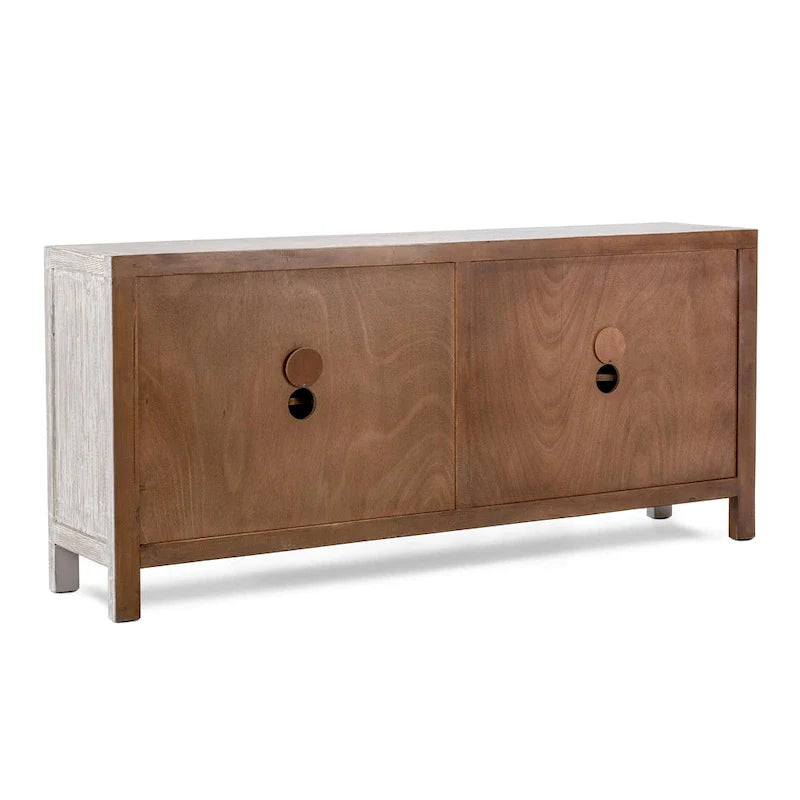 Vintage Cream Astrid 4-Door Sideboard by Classic Home 6