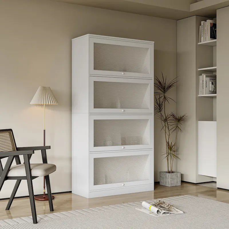 MM Glass Door Office Storage Cabinet 1