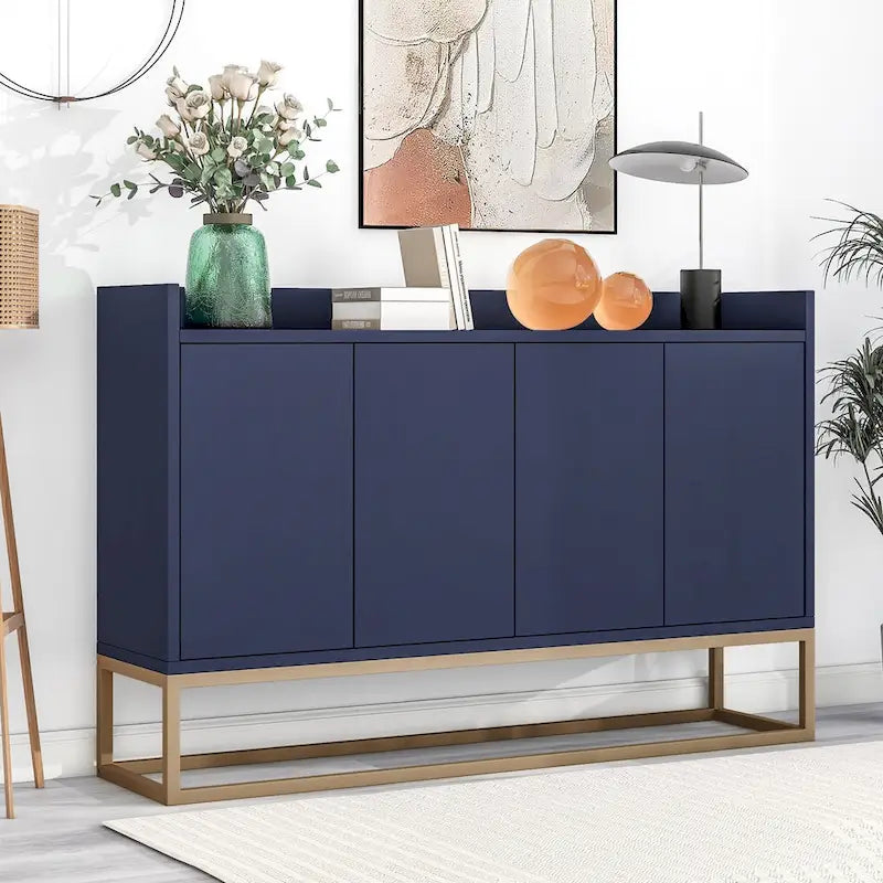 47.2-Inch Modern Sideboard/Buffet with Spacious Table and Four Doors 4