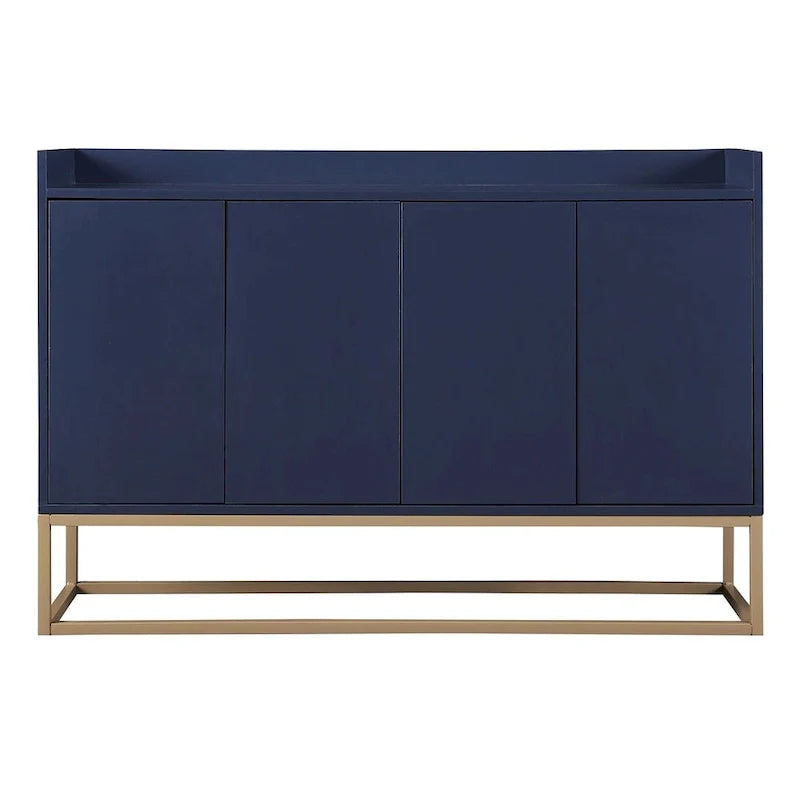 47.2-Inch Modern Sideboard/Buffet with Spacious Table and Four Doors 7