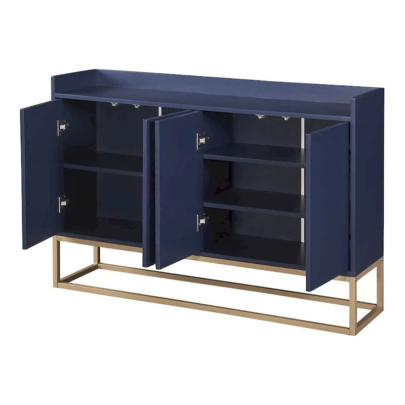 47.2-Inch Modern Sideboard/Buffet with Spacious Table and Four Doors 15