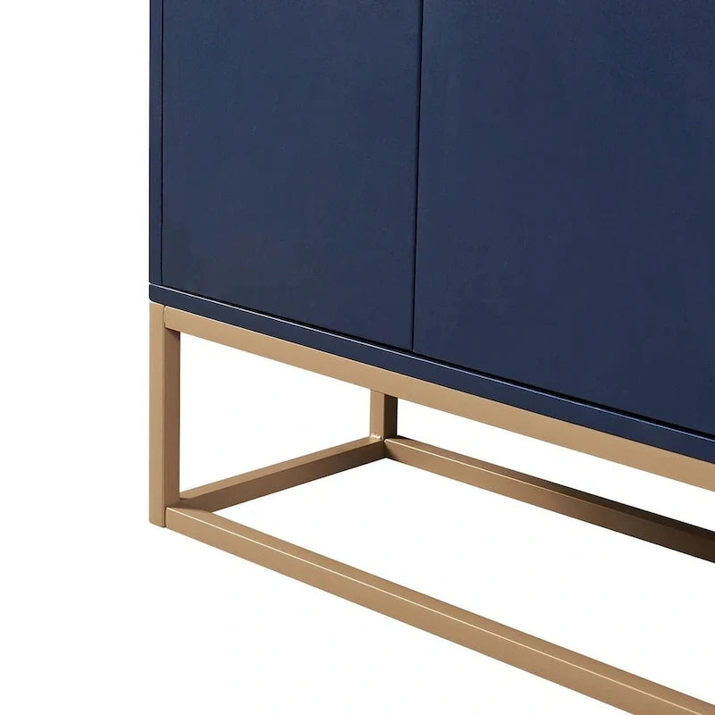 47.2-Inch Modern Sideboard/Buffet with Spacious Table and Four Doors 19