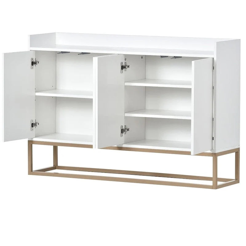 47.2-Inch Modern Sideboard/Buffet with Spacious Table and Four Doors 29