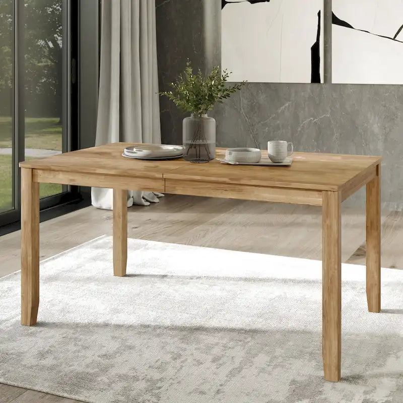 CraftPorch Classic 5-Piece Wooden Dining Ensemble 3