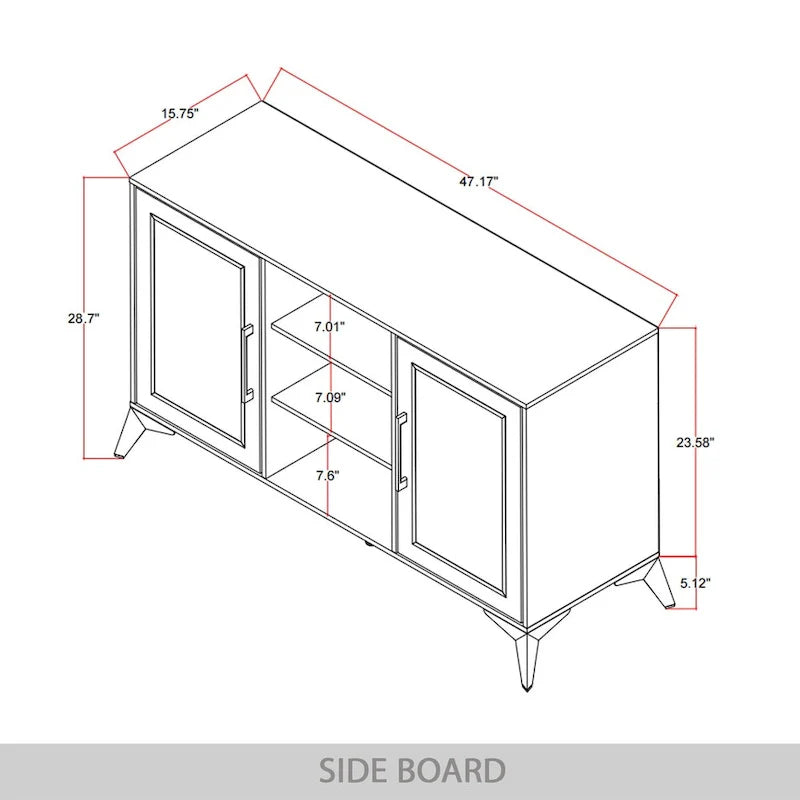 Modern Sideboard Cabinet by CraftPorch 13