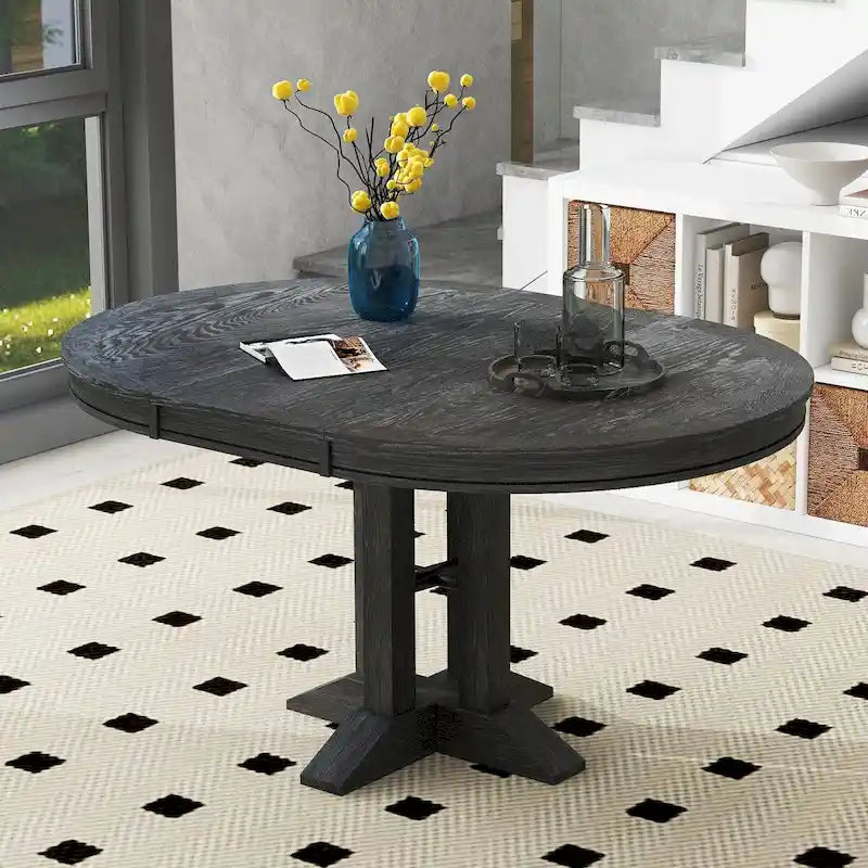 Extendable Oval Dining Table - 56-Inch 18