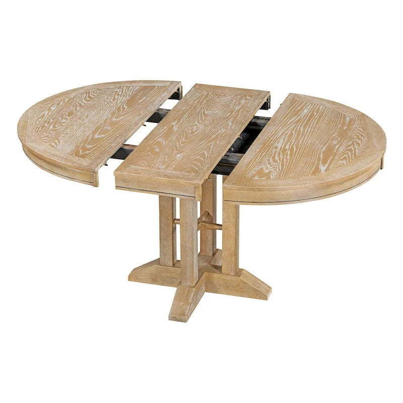 Extendable Oval Dining Table - 56-Inch 8
