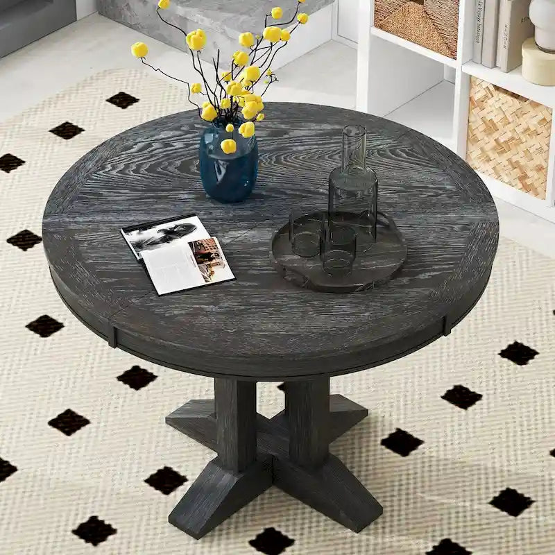 Extendable Oval Dining Table - 56-Inch 11