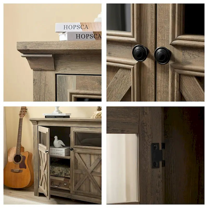 Spacious 2-Door Buffet Sideboard Cabinet 4
