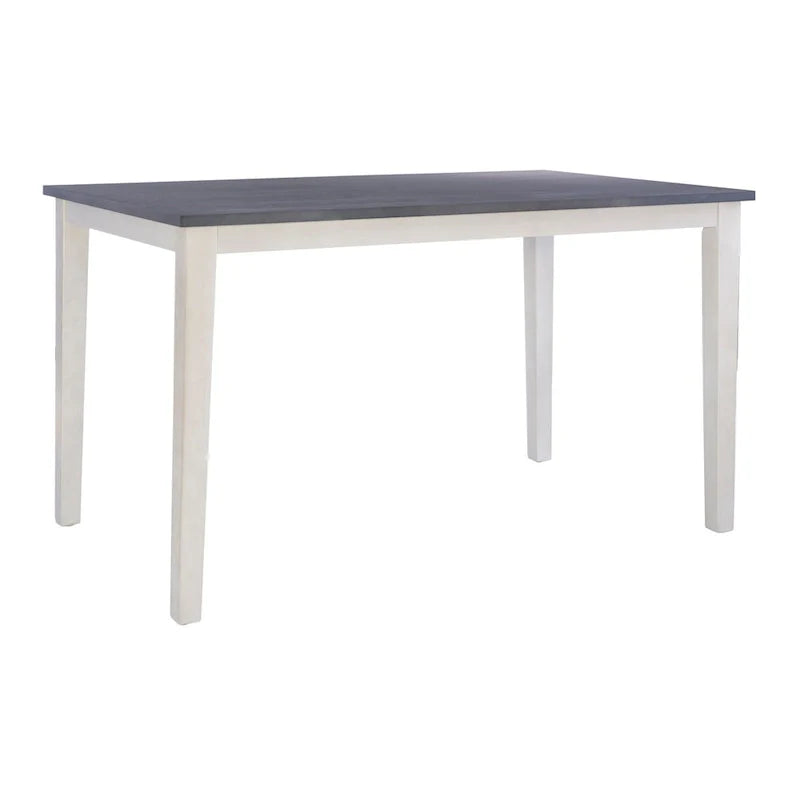 McKee White Acacia Wood Counter-Height Dining Table 3