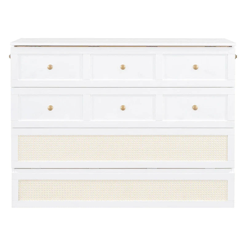 Nestfair Full-Size Murphy Bed with Spacious Drawers 5