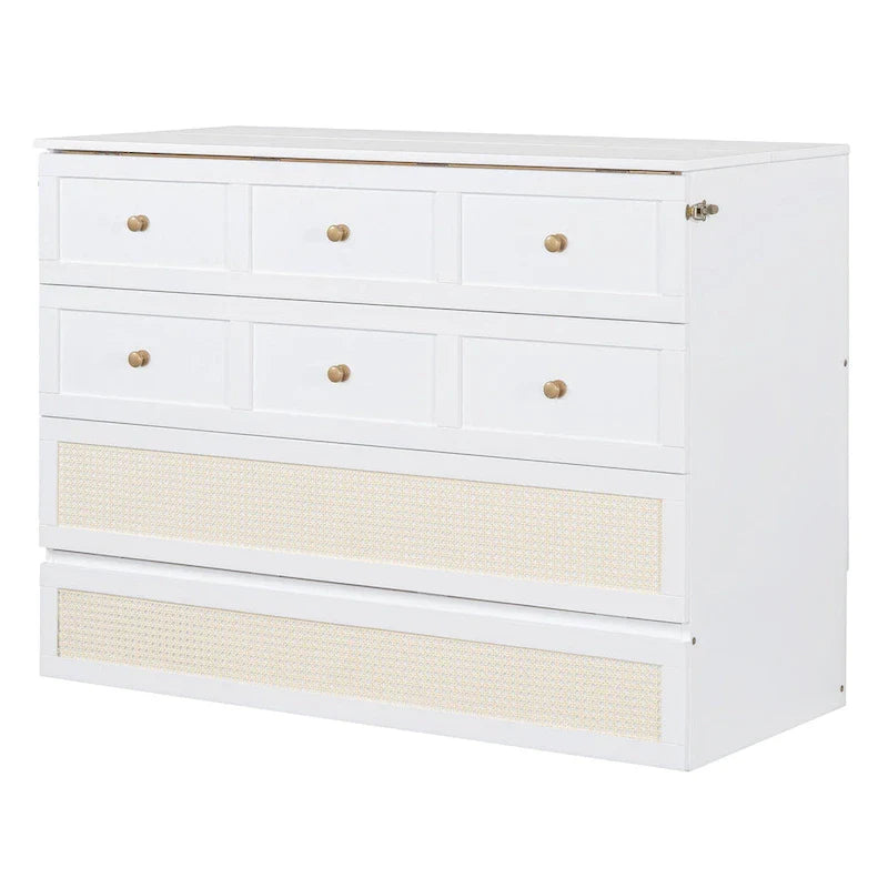 Nestfair Full-Size Murphy Bed with Spacious Drawers 6