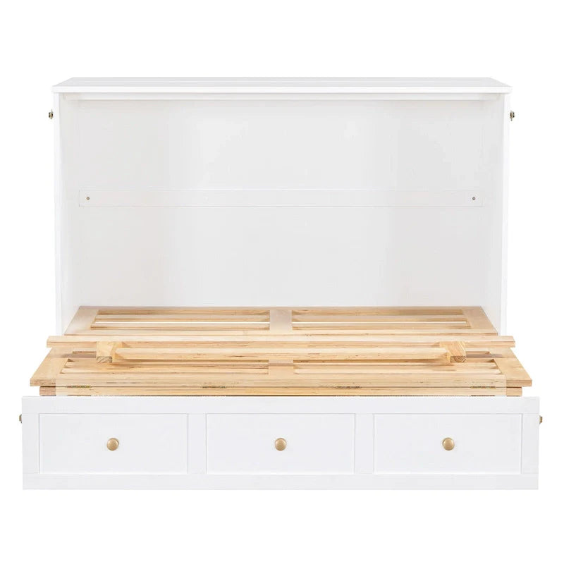 Nestfair Full-Size Murphy Bed with Spacious Drawers 8