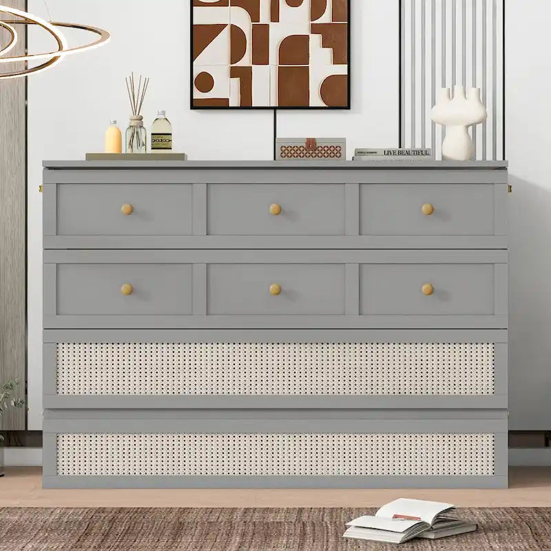 Nestfair Full-Size Murphy Bed with Spacious Drawers 12