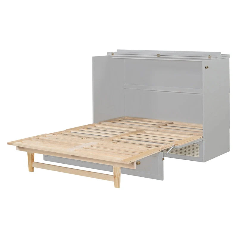 Nestfair Full-Size Murphy Bed with Spacious Drawers 15