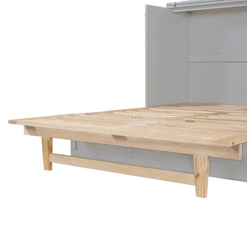 Nestfair Full-Size Murphy Bed with Spacious Drawers 16
