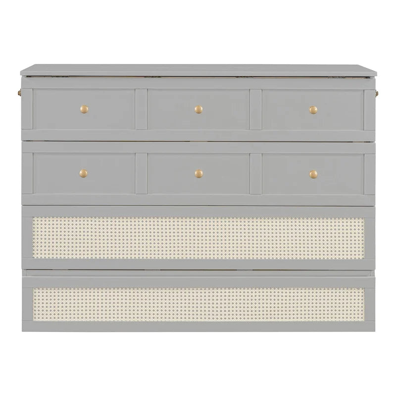 Nestfair Full-Size Murphy Bed with Spacious Drawers 19