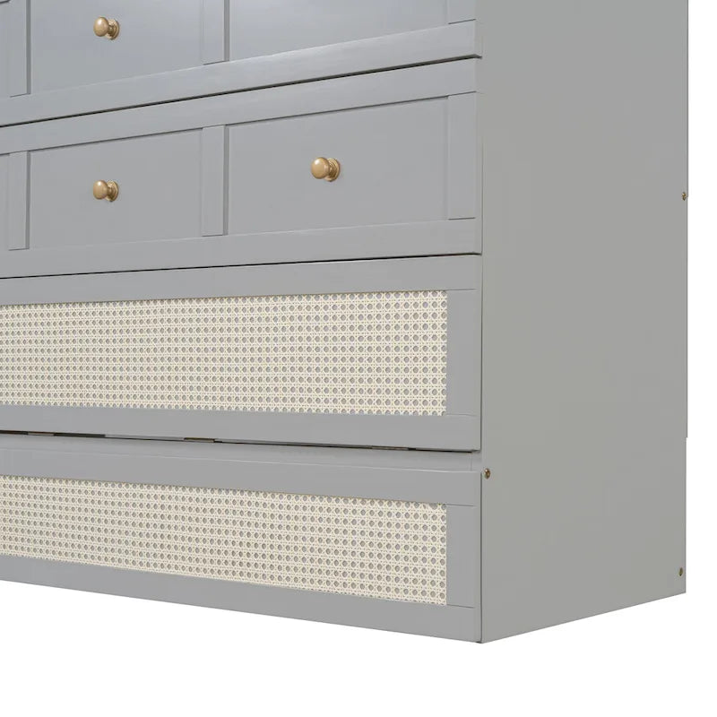 Nestfair Full-Size Murphy Bed with Spacious Drawers 20