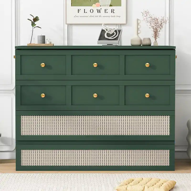 Nestfair Full-Size Murphy Bed with Spacious Drawers 22