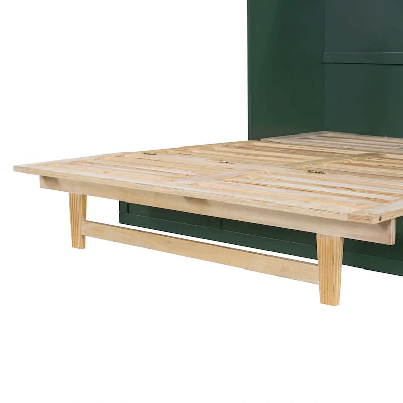 Nestfair Full-Size Murphy Bed with Spacious Drawers 25