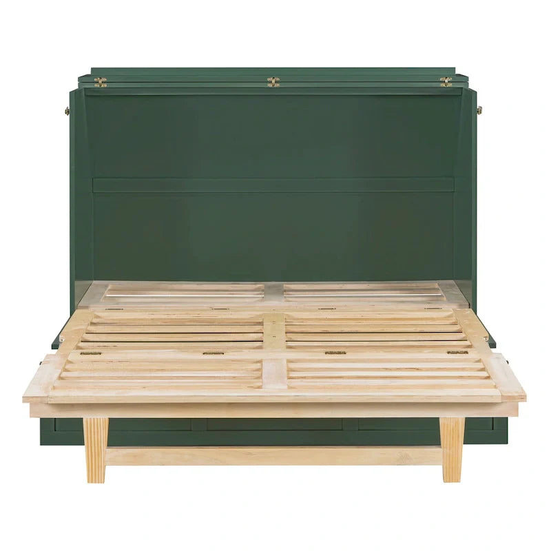 Nestfair Full-Size Murphy Bed with Spacious Drawers 28