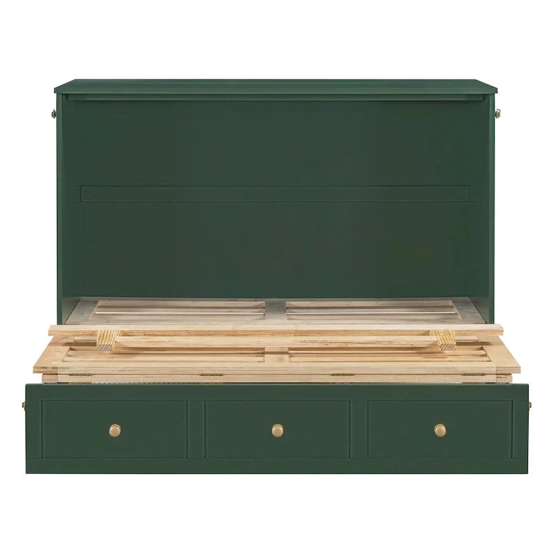 Nestfair Full-Size Murphy Bed with Spacious Drawers 29