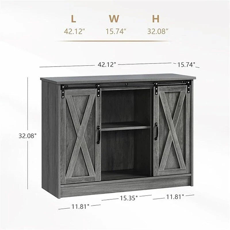 Buffet Cabinet - Dimensions: 15.7" D x 42" W x 32" H 13