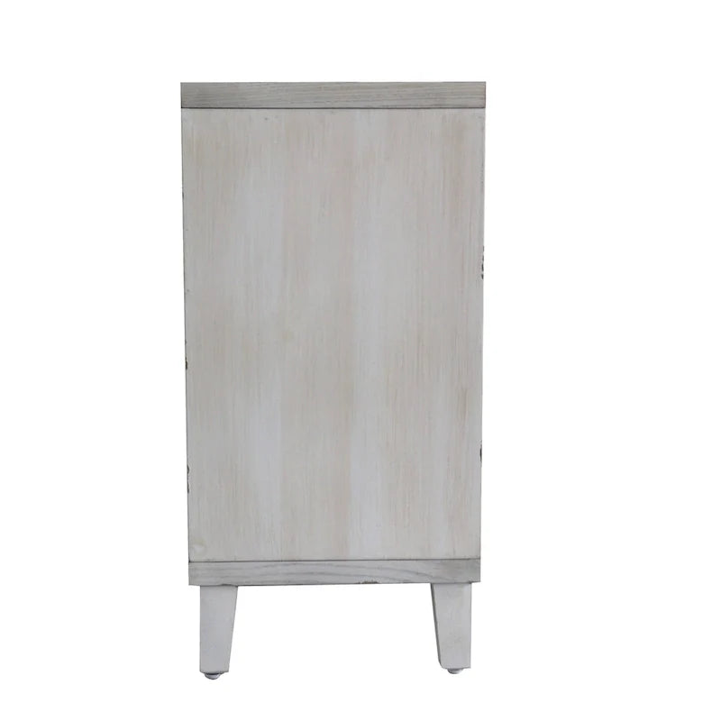 Modern Sideboard Cabinet with Shutter Doors and Adjustable Shelves 9