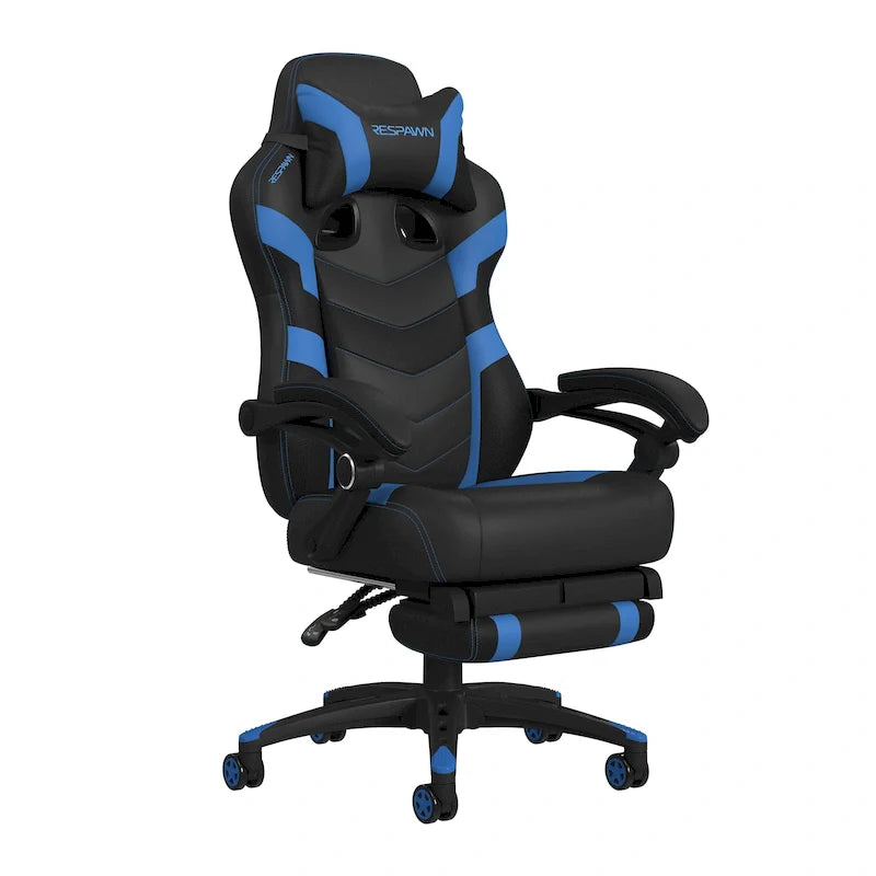 RESPAWN 110 Pro Ergonomic Gaming Chair with Footrest - Ideal Computer Desk Chair 46