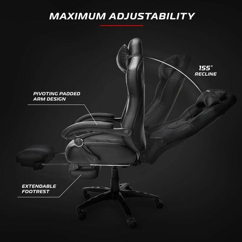 RESPAWN 110 Pro Ergonomic Gaming Chair with Footrest - Ideal Computer Desk Chair 9