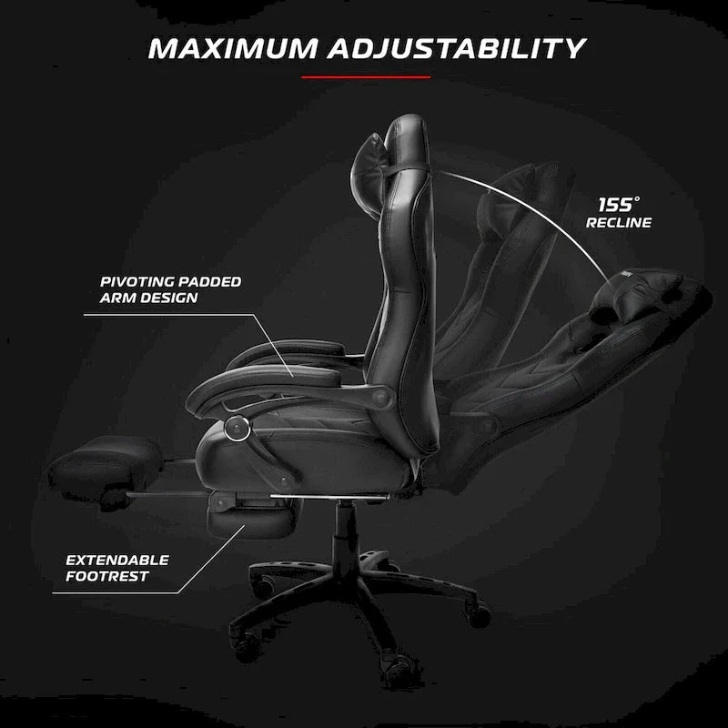 RESPAWN 110 Pro Ergonomic Gaming Chair with Footrest - Ideal Computer Desk Chair 19