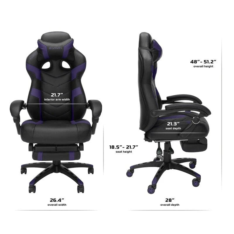 RESPAWN 110 Pro Ergonomic Gaming Chair with Footrest - Ideal Computer Desk Chair 35