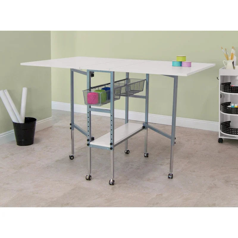 Sew Ready Adjustable Height Craft and Hobby Table with Storage Drawers 1