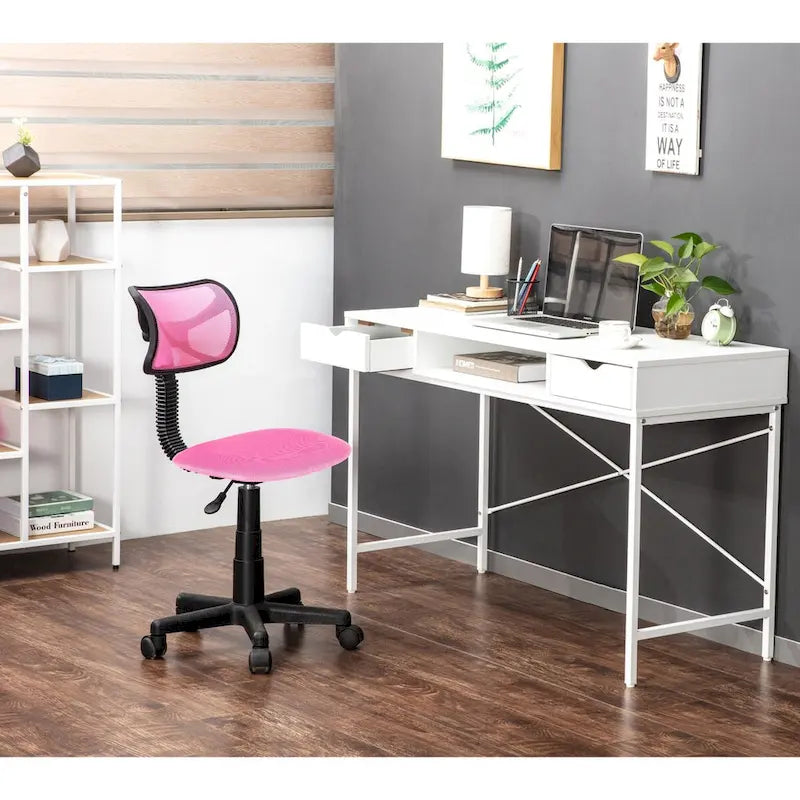 JJS 48" Contemporary Writing Desk with Drawers - Spacious Home Office Computer Workstation with Storage 12