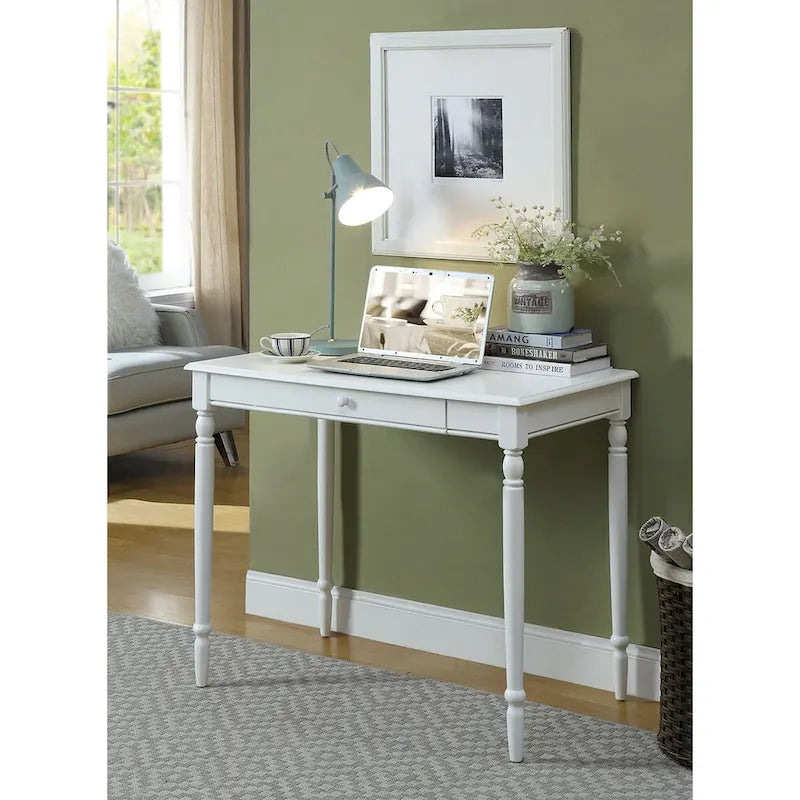 French Country 1-Drawer Desk by Convenience Concepts 1