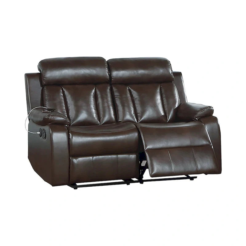 Poundex Reclining Loveseat 6