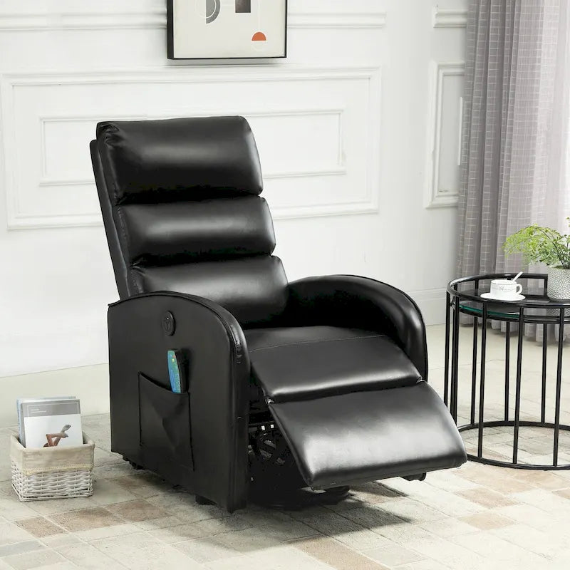AVAWING Contemporary Electric Recliner with Power Lift and Massage Features 24