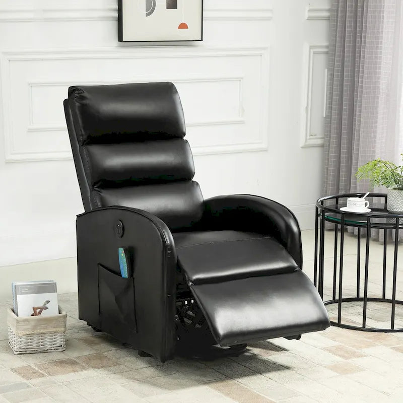AVAWING Contemporary Electric Recliner with Power Lift and Massage Features 1